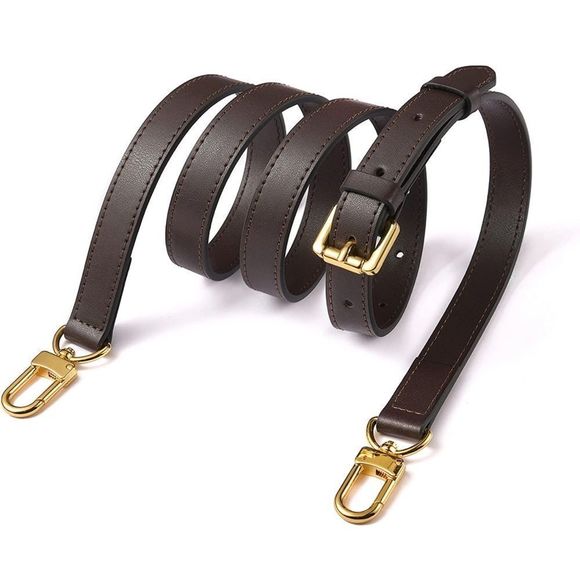 New Genuine Vachetta Leather Crossbody Replacement Straps for Purses multi color - Picture 5 of 13